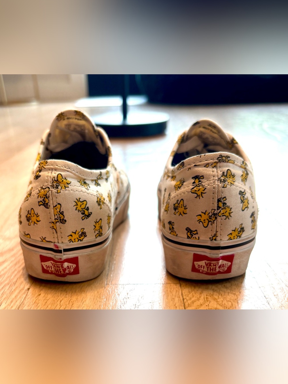 Vans x Peanuts 2017 Woodstock Authentic White Yellow Sneakers Women’s 8 Men’s 6 - Picture 8 of 14